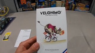 Velonimo - Comment jouer une partie avec vidéo règle du jeu de bruno Cathala.