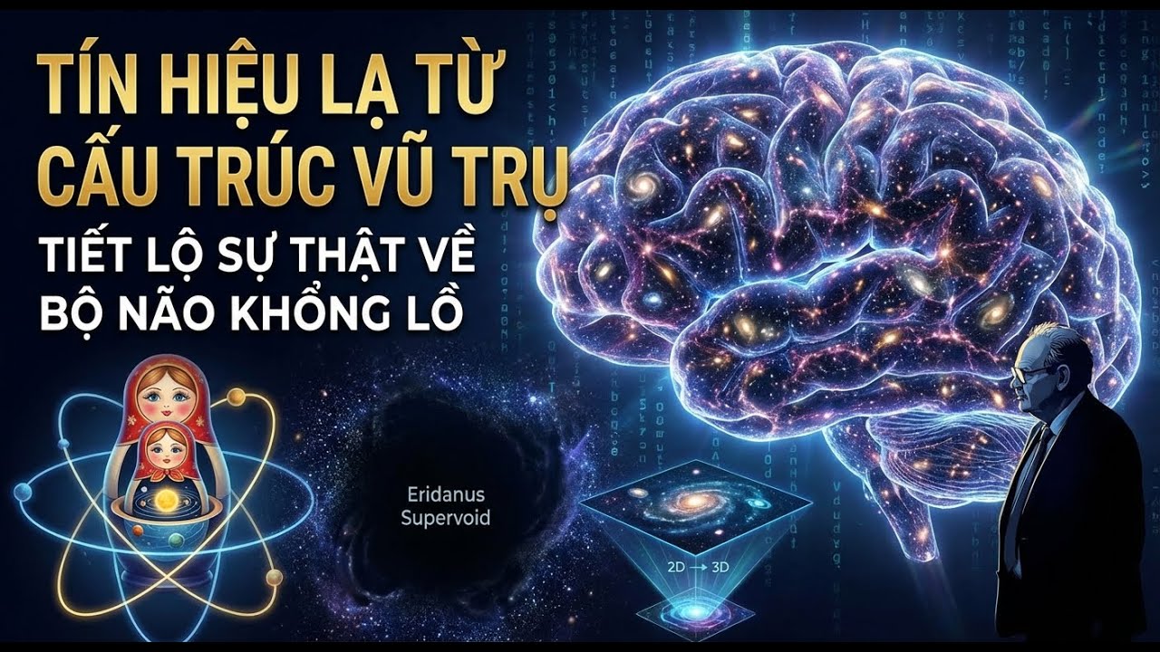 Vũ trụ fractal: Bộ não con người giống hệt mạng lưới thiên hà đến rùng rợn