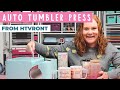 Htvront auto tumbler heat press review with mugs and tumblers
