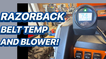 RazorBack Belt Gauge and Blower Fan