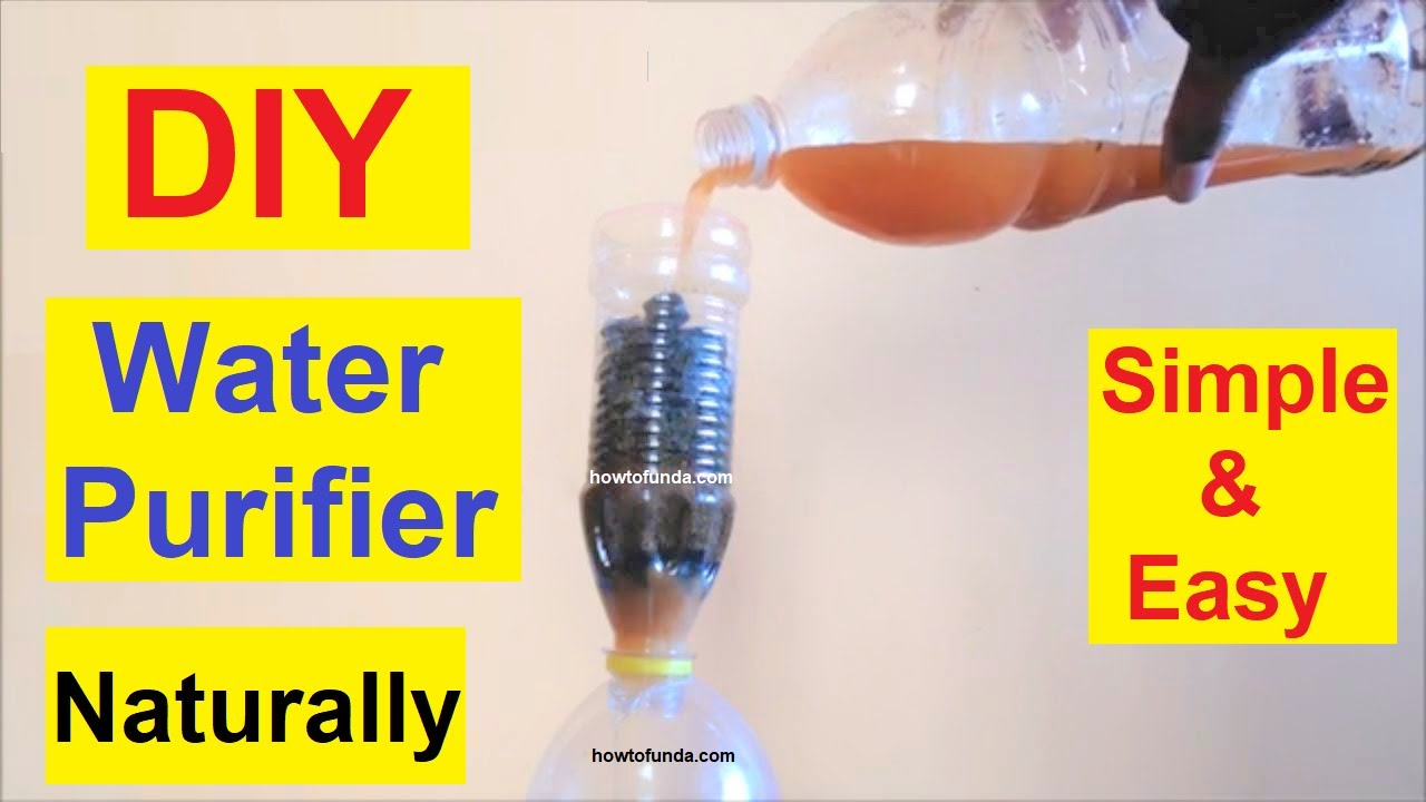 How to Make Water purifier working model in simple steps, DIY