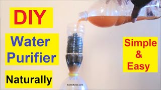 How to Make Water purifier working model in simple steps  | DIY | howtofunda