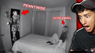 Pennywise The Clown Sneaks Into My Room... (SO SCARY)