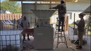 Double shaft shredder positive feedback from American customers#machine #recycle #copper #metal