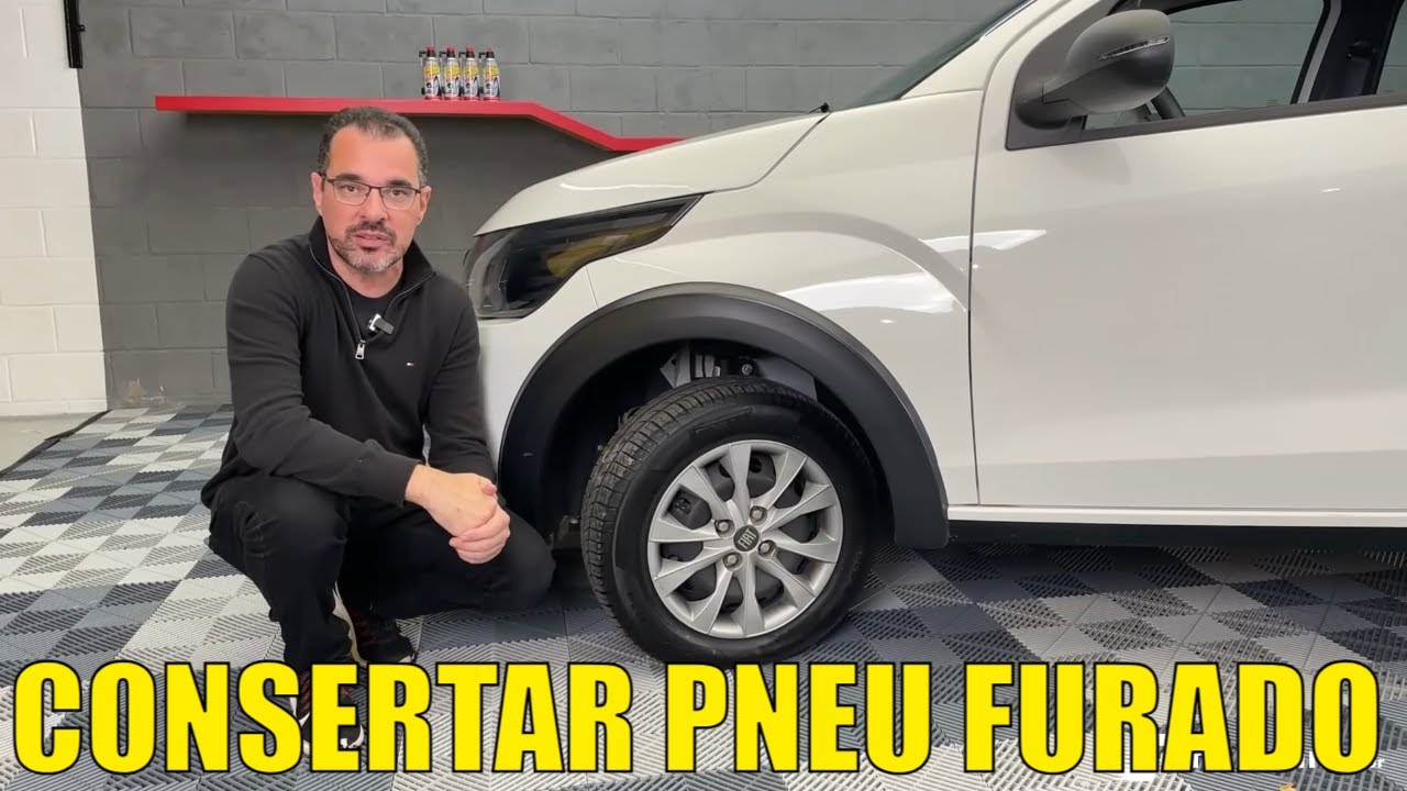 Como consertar um pneu furado em 2 minutos - Luxcar Enche e Veda Pneu Cheio