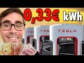 Tesla zerstört die Konkurrenz: Supercharger Preis UPDATE!