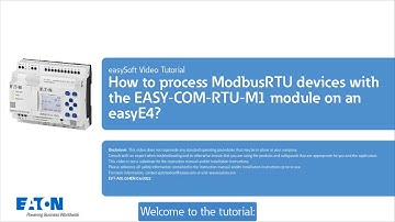 How to process Modbus RTU devices with the EASY-COM-RTU-M1 module on an easyE4?
