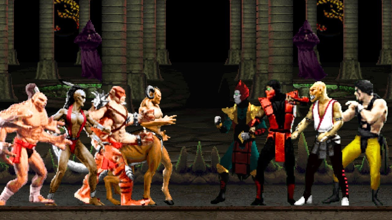 🎮 Mortal Kombat 🔥 Sheeva Team vs Shinnok Team ☣️ Epic Fight