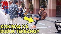 DUDUK TERBANG TANPA KURSI PRANK | INVISIBLE CHAIR & FLOATING MAGIC TRICK - Durasi: 3.03. 