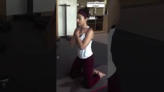 Rashmika Mandanna workout 💪 #rashmikamandanna #workout #fitness #bollywood #bollywoodworkout