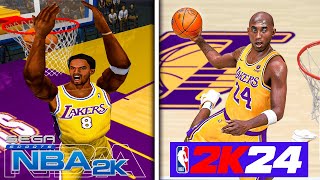 Dunking With Kobe In Every NBA 2K