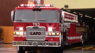 LAFD Light Force 92 Responding
