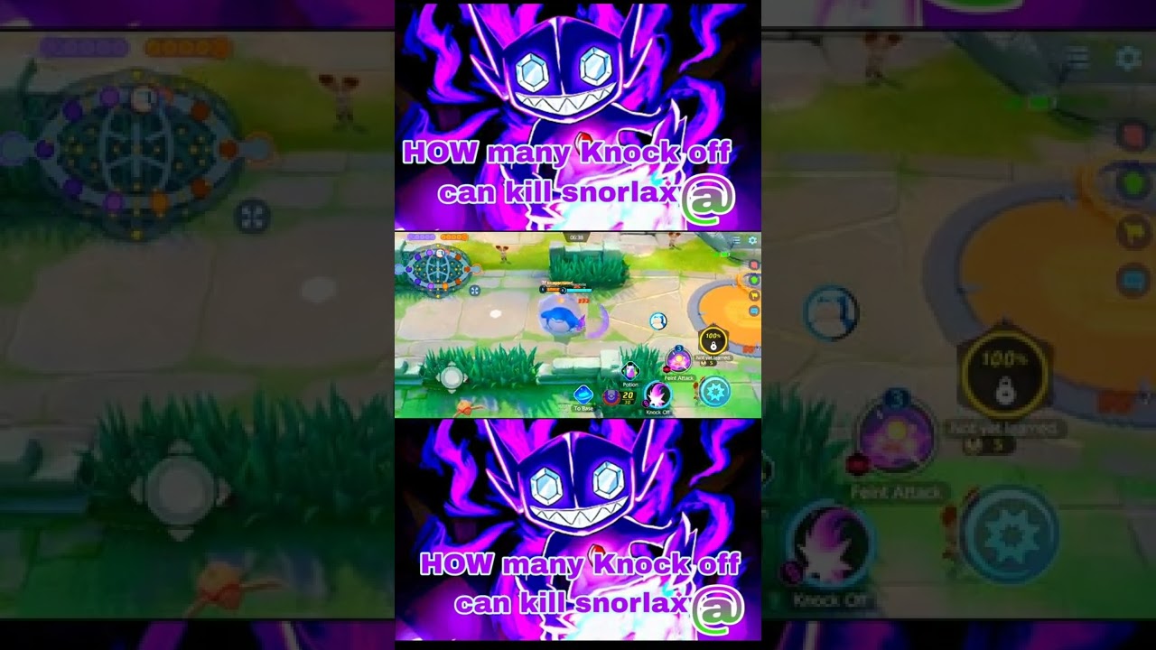 How many Knock off can kill snorlax 