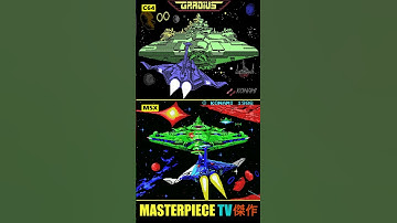 Gradius (Historic Soldier) 🚀 | Graphics Comparison (C64 vs. MSX) グラディウス ᴴᴰ