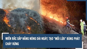 Miền Bắc sắp nắng nóng dài ngày, tạo “mồi lửa” bùng phát cháy rừng