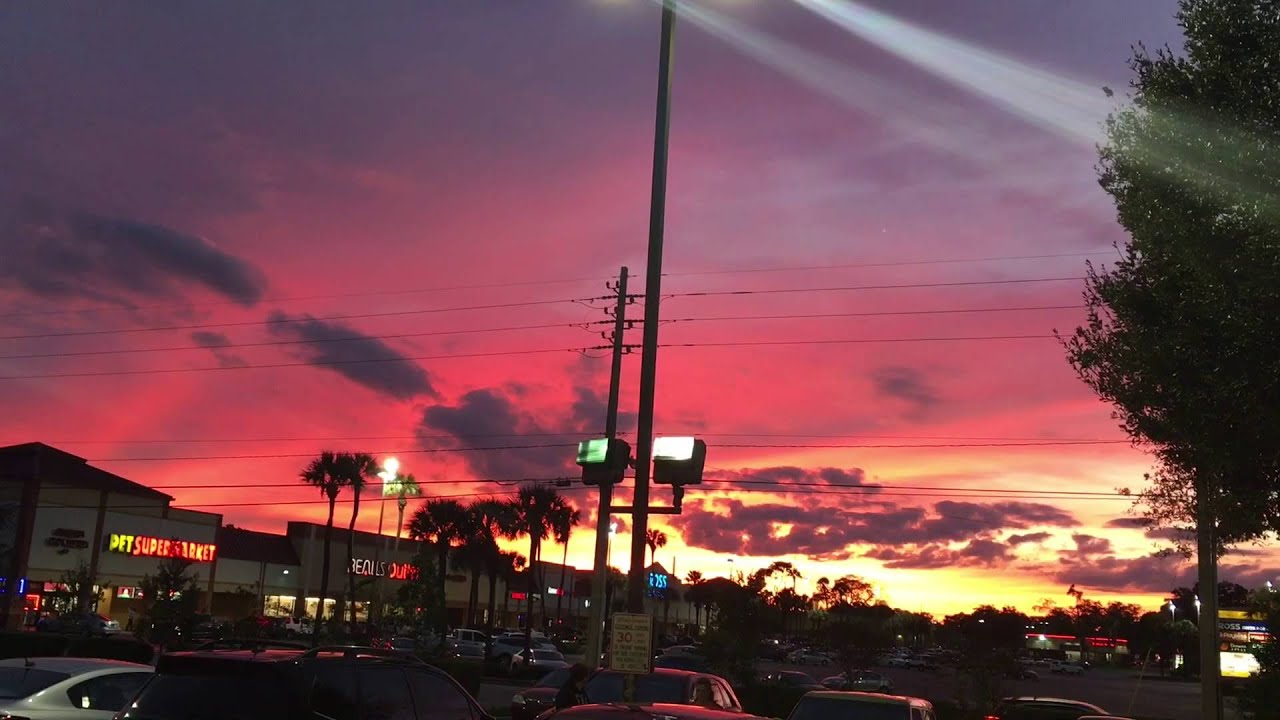 БОЖЕ МОЙ КАКОЕ НЕБО И ЗАКАТ FloridaYalta 03.05.2016 сныть пестролистная