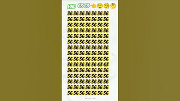 find the odd number 63 63 👈👀#iQtest #iQlavel #study #maths #army