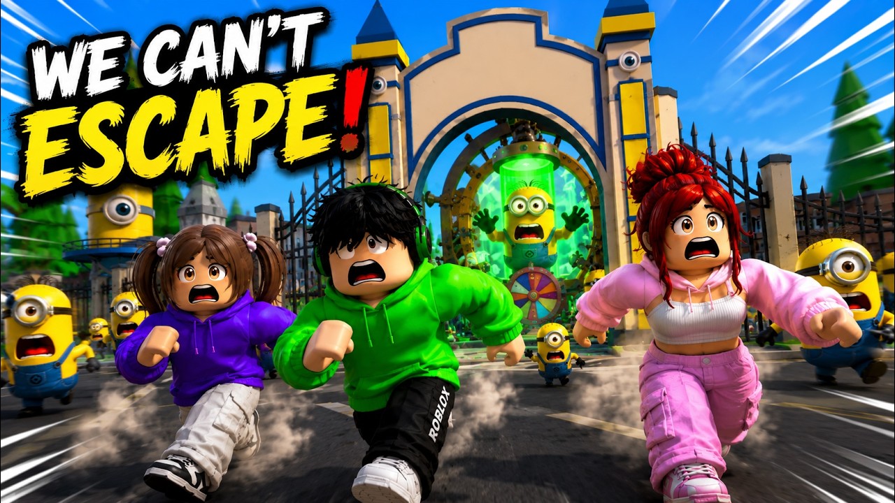 Hinabol kami ng mga Minions in Roblox Brookhaven!