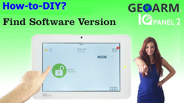 Qolsys IQ Panel 2 - How to Check Software Version