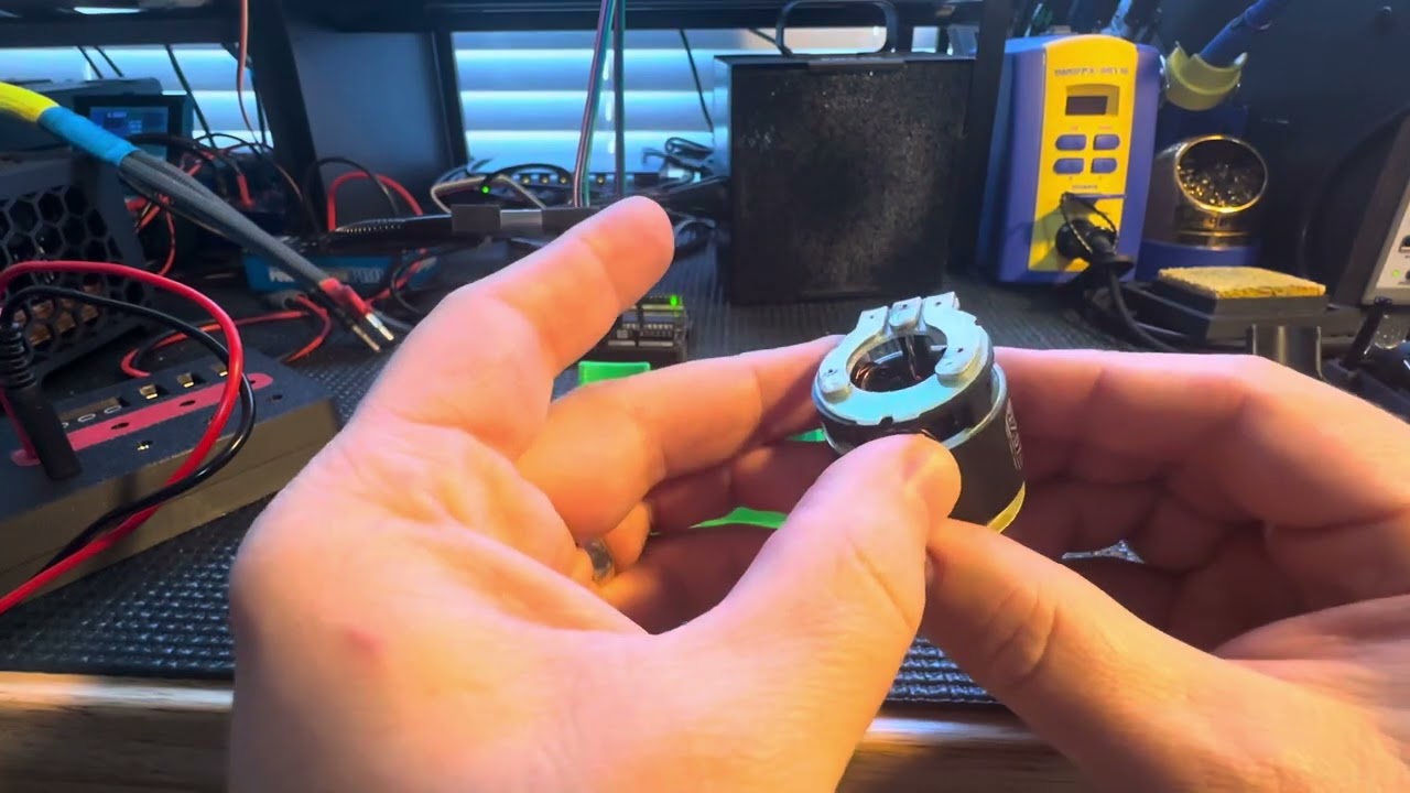 BLDC test stator magnetic field