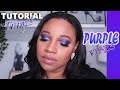 Purple eyeshadow vibeztutorial tingzall tingz kay