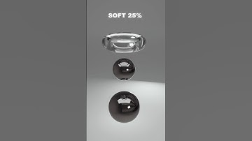 Jelly Ring vs Metallic Balls 0% vs 100% Softness|Which Feels Better? #3danimation #satisfying #asmr