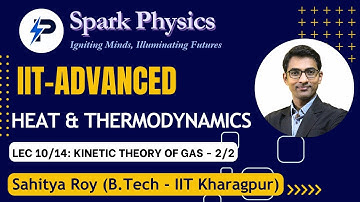 Heat & Thermodynamics Lec 10/14 | Spark Physics:IIT-Advanced Series| Class XI | Sahitya Roy(IIT KGP)