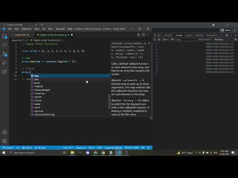 Higher Order Functions JavaScript (Map, Filter, Reduce)
