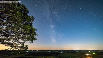 Canon 6D Mark II Astrophotography @ ISO 10,000 Time Lapse At Girbralter Rock Wisconsin