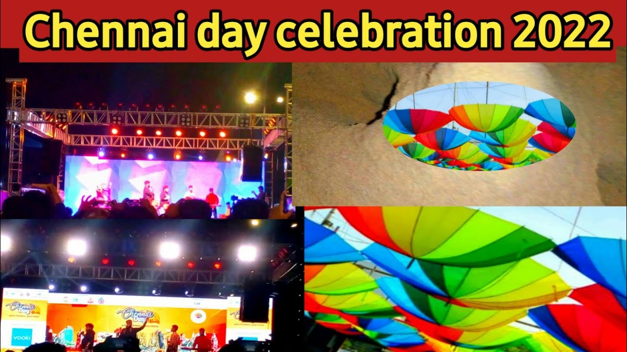Chennai day celebration 2022 | chennai besant nager| Madras day|chennai day 383 special|Elliott's