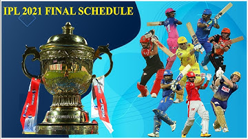 IPL 2021 All Matches Confirmed Schedule | Dates, Timings, Venues | Cricket Online