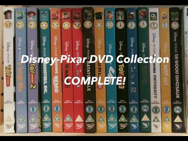 Disney-Pixar DVD Collection (COMPLETE) - YouTube