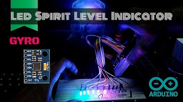 How To Make a Led Spirit Level Indicator With MPU6050-GYRO & Arduino 🔥| Tutorial