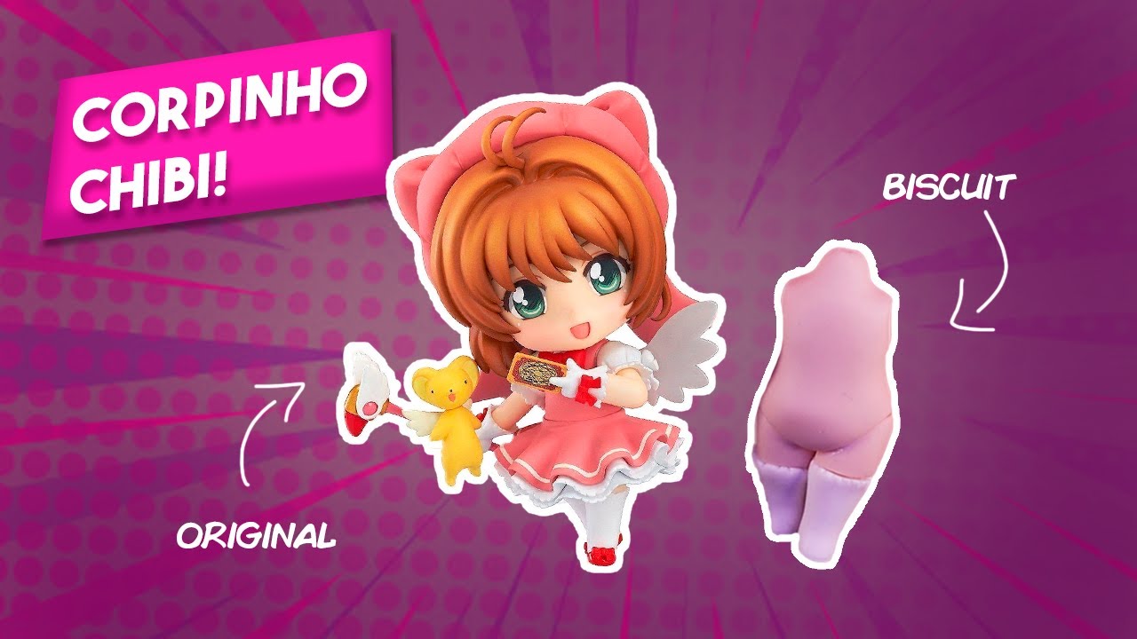 CORPINHO CHIBI NENDOROID EM BISCUIT FÁCIL E PRÁTICO