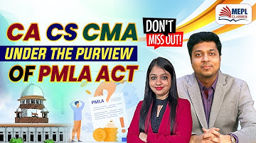 CA CS CMA Under The Purview of PMLA ACT😱| Don
