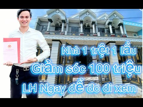 Video Bán nhà Bình Chánh | Tân Kim, quốc lộ50 .Cách Ngã 3... - YouTube