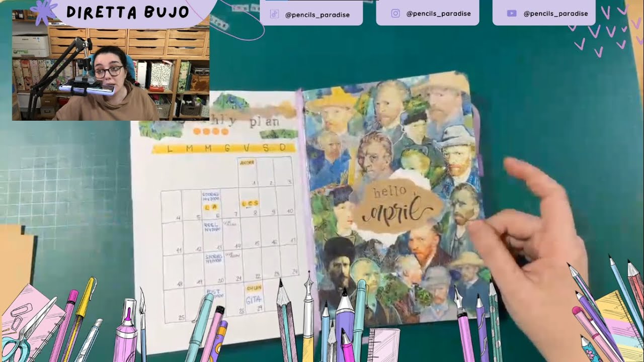 Bullet Journal: Aprile 2022 - Van Gogh!