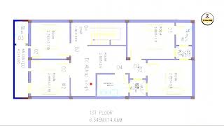 20x40 sqft most beautiful house plan #20x40 ka ghar ka naksha #shortvideo #home #house