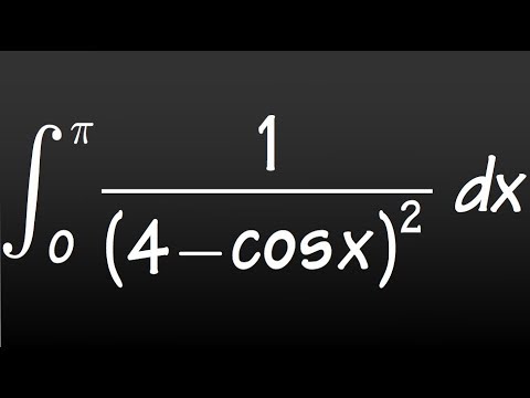 Integral of 1/(4-cos(x))^2