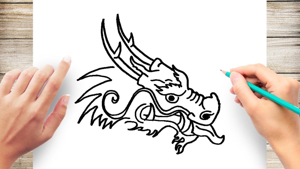 How To Draw A Chinese Dragon Easy Step by Step Drawing Guide by  Staticghost  DragoArt