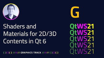 Shaders and Materials for 2D/3D Contents in Qt 6 | Graphics | #QtWS21