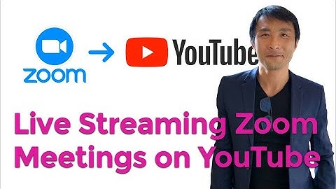 Schedule Live Stream Zoom Meetings on YouTube