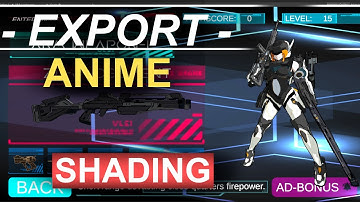 Export BLENDER Anime Style (To UNITY 3D-!)