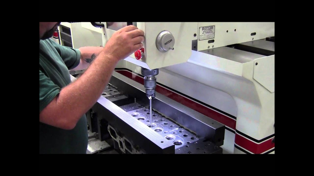 Rottler SG80A Cutting Mack Valve Seats YouTube