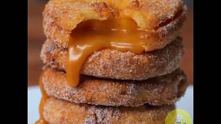 Caramel Apple Donut Rings | GrubHub | Dessert