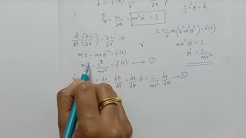 Classical Mechanics: Differential equation of orbit