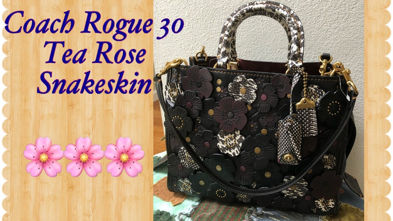What's in my bag? COACH Rogue 25 Tea Rose 