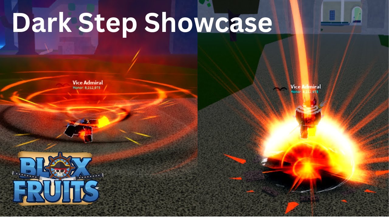 Dark Step (Showcase + How To Get) On Blox Fruit, Roblox