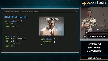CppCon 2017 Undefined Behaviour is awesome!