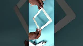 DIY: Create a Geometric Wall Art with Mirrors – Modern Home Decor Tutorial